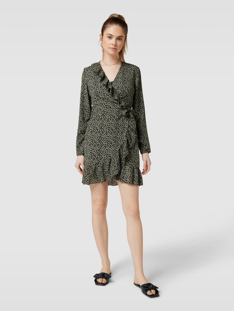 Pantoletten mit Knotendetail Modell 'MILLIE' in schwarz