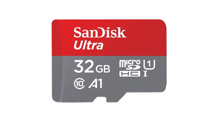 SanDisk microSDHC Ultra 32GB (A1/UHS-I/Cl.10/120MB/s) + Adapter 