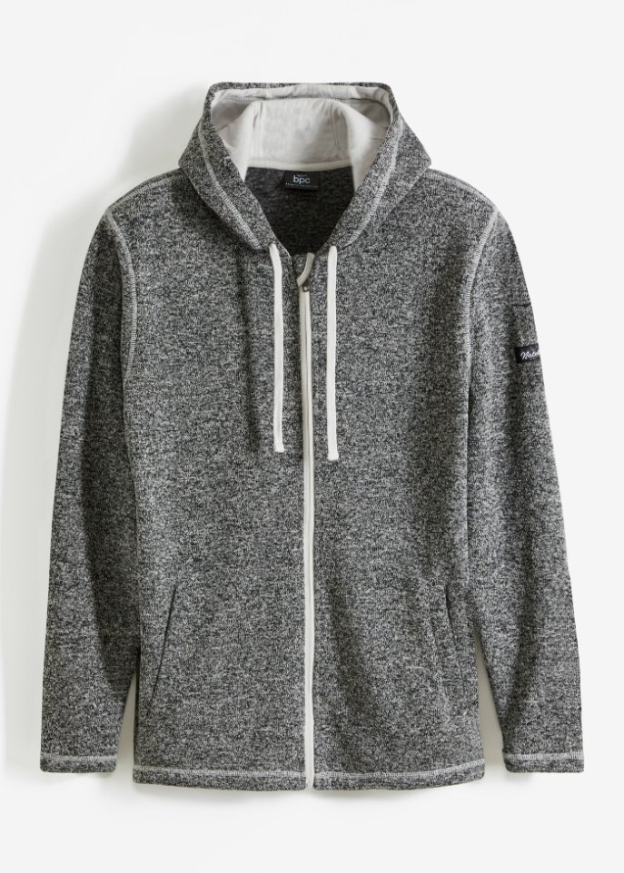 Strickfleece-Jacke