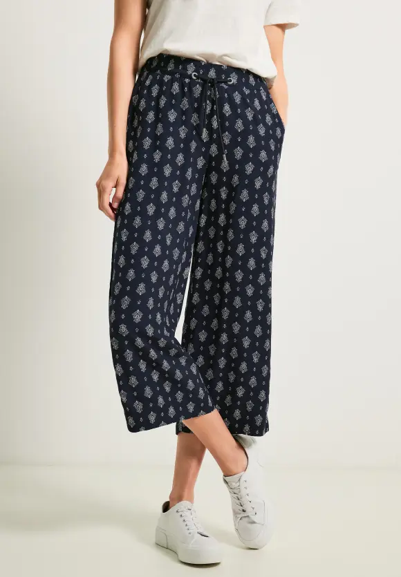 CECIL Casual Fit Hose mit Print