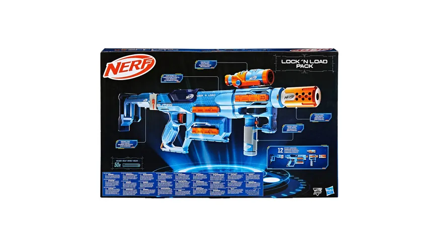 Hasbro - Nerf Elite 2.0 Lock N Load Pack