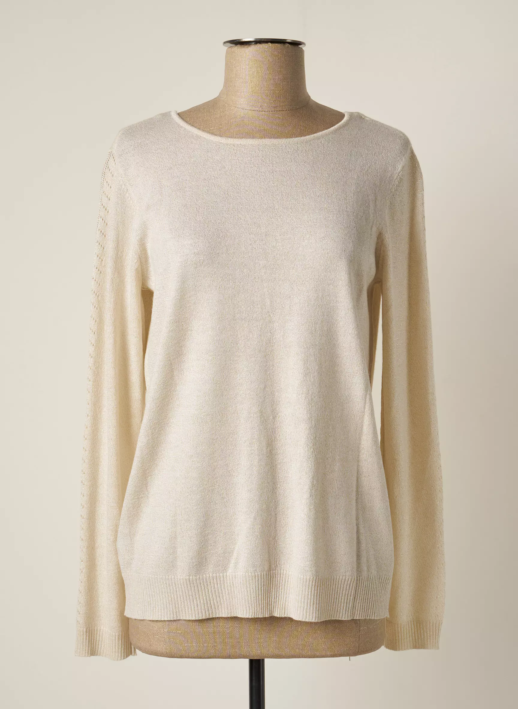 Julie Guerlande Pulls Femme couleur beige
