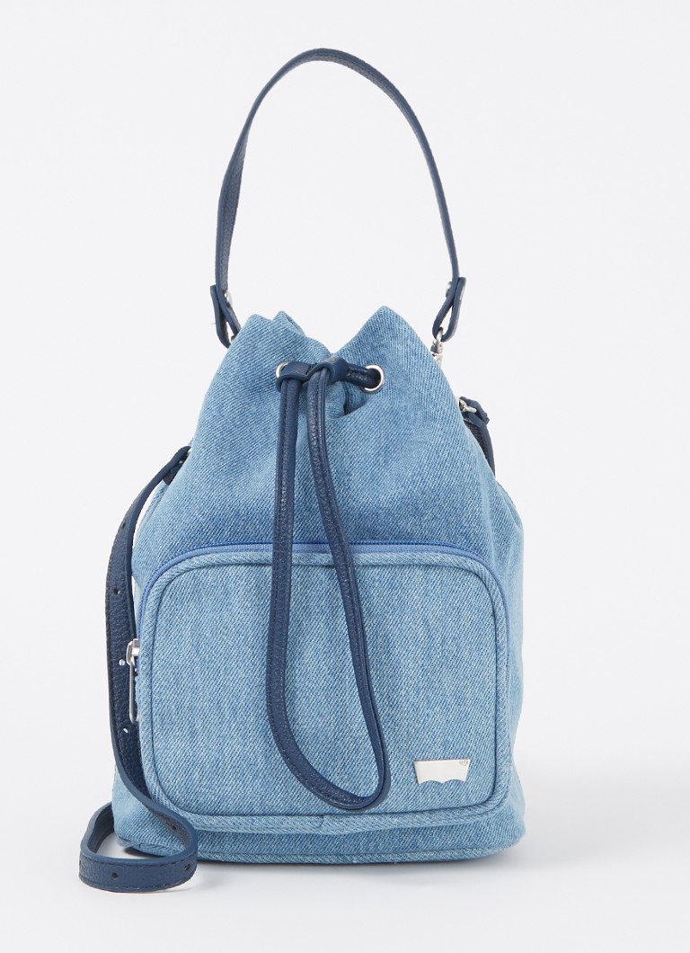 Geantă Levi's din denim cu curea de umăr detașabilă