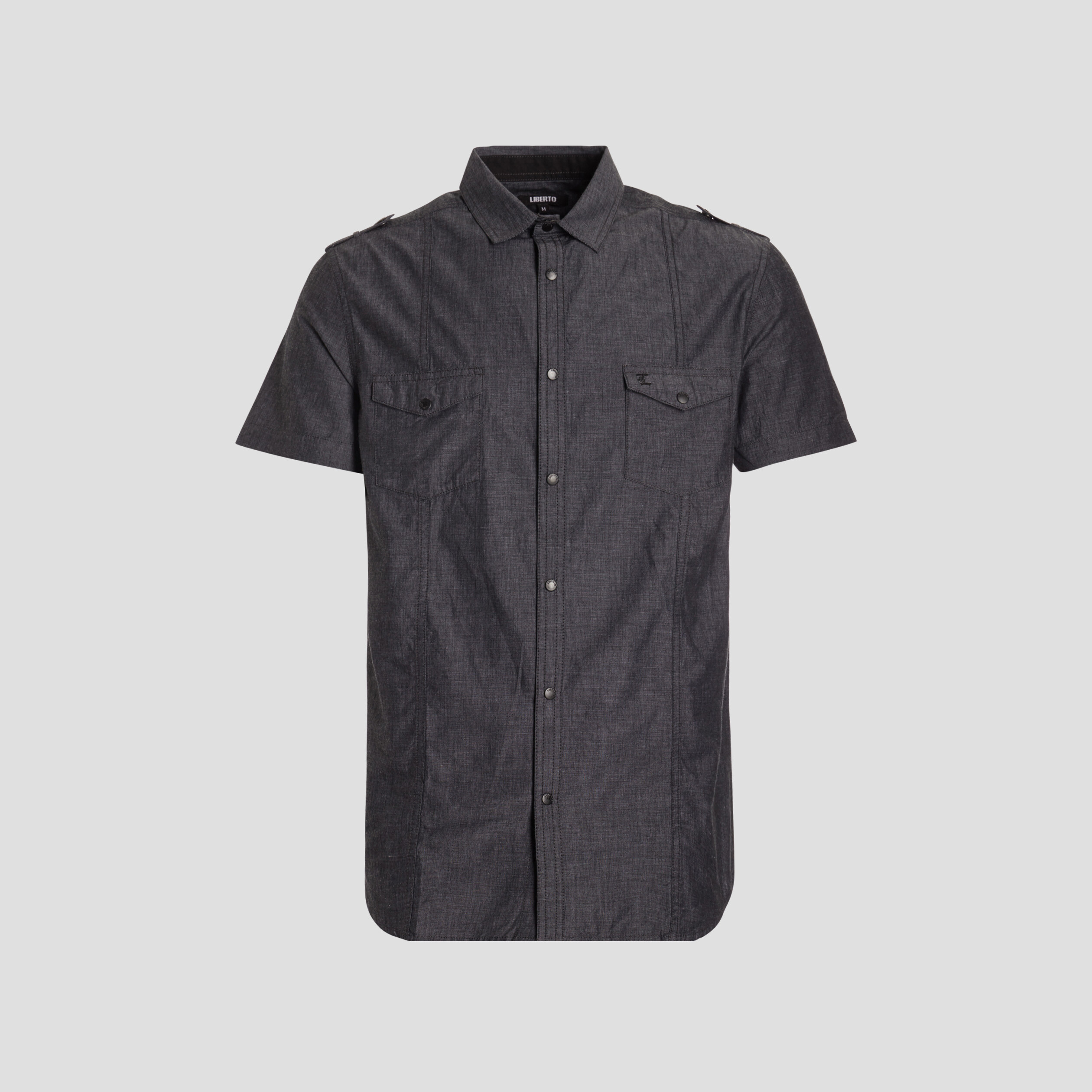 Chemise Liberto gris homme | La Halle