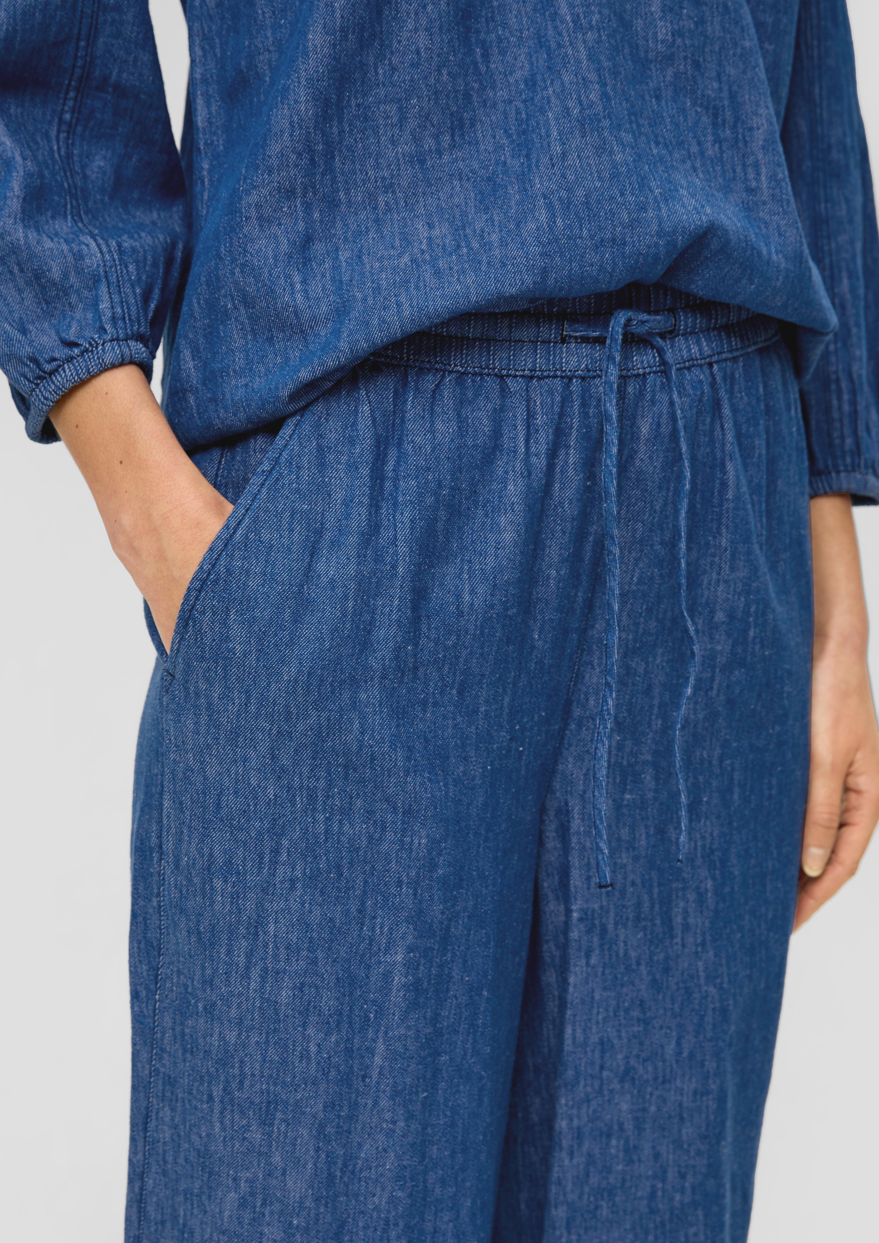 Relaxed: Twillhose mit Wide leg  2142310-58Y6