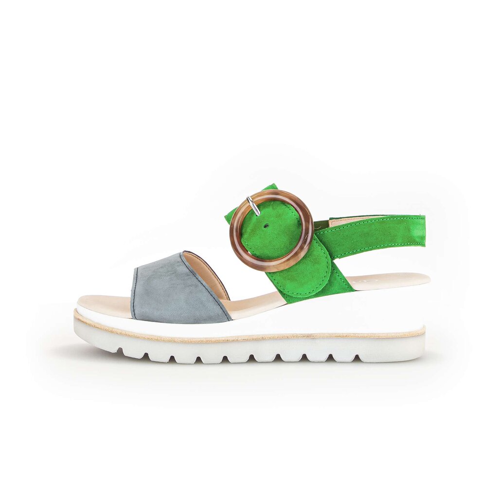 Gabor fashion Keilsandalette grün