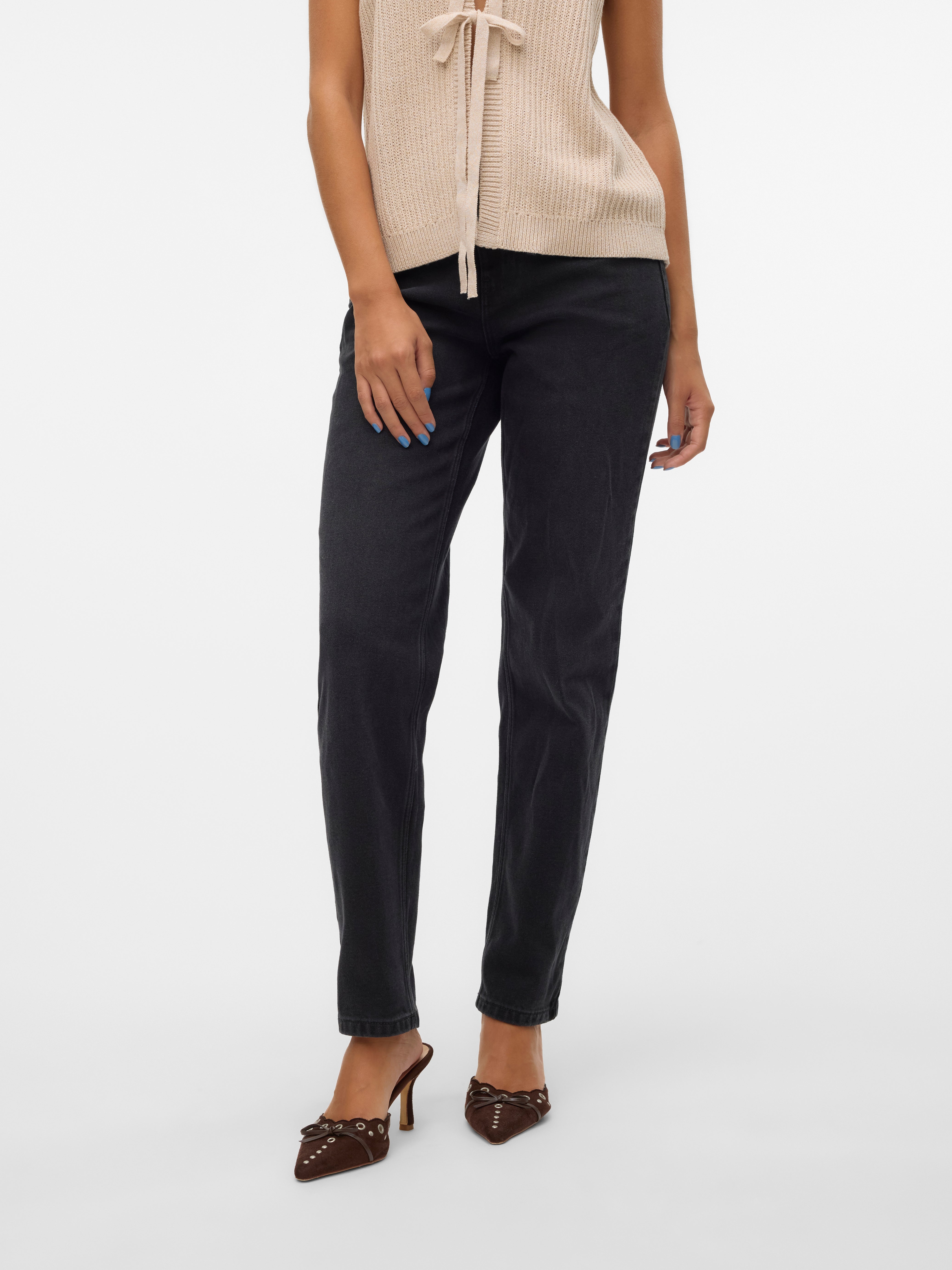 VMKYLA Mid Rise Gerade geschnitten Jeans