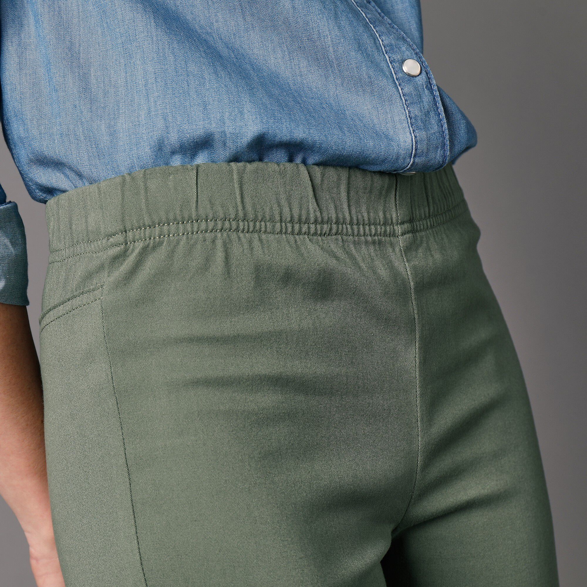 Pantalon sculptant effet ventre plat taille élastiquée