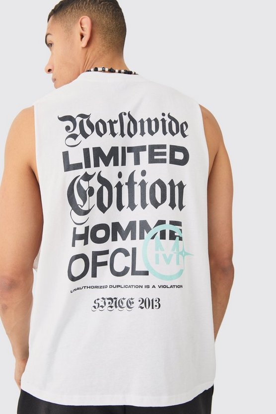 Oversize Tanktop mit Limited Edition Print