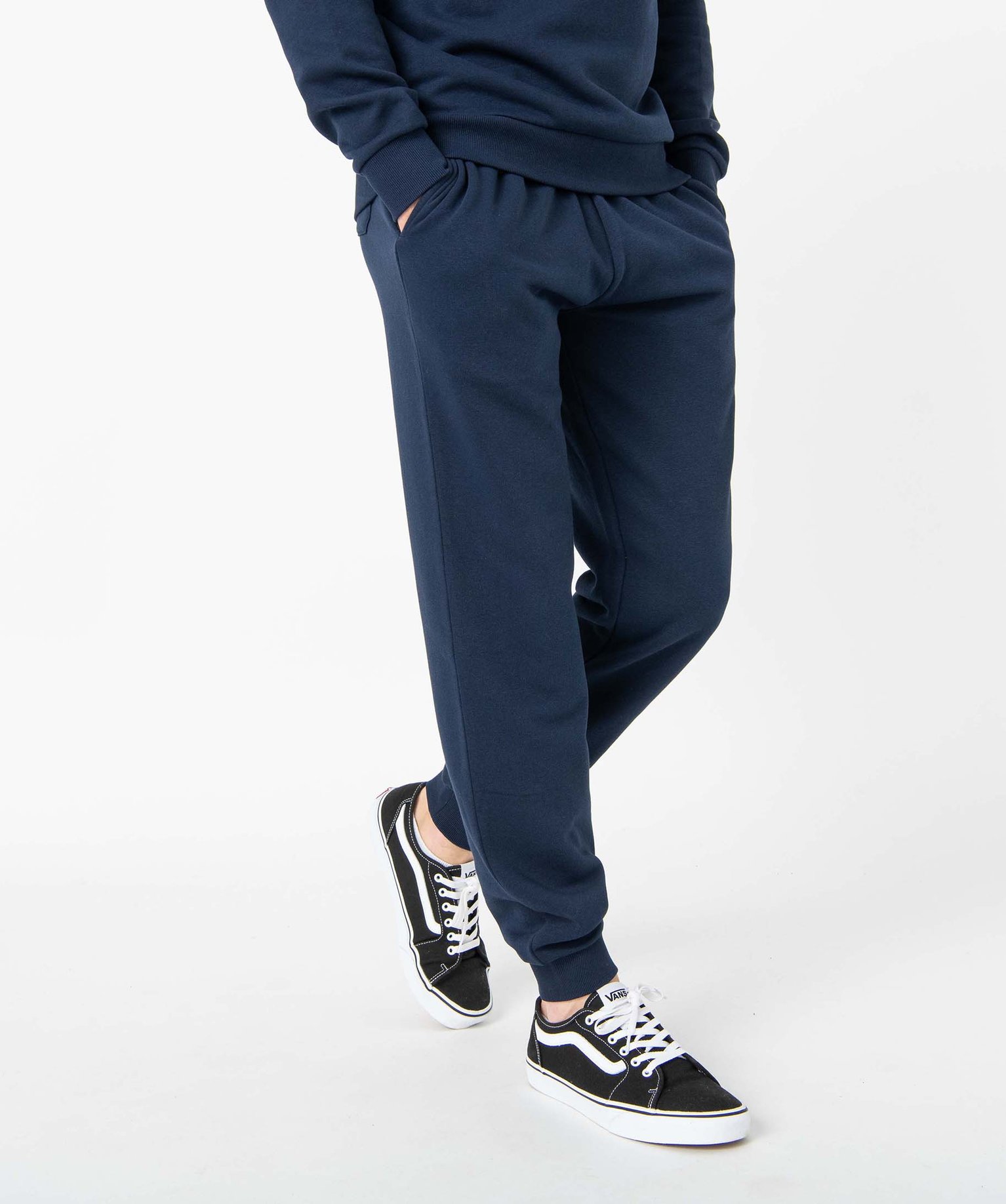 Pantalon de jogging homme molletonné bleu | GEMO