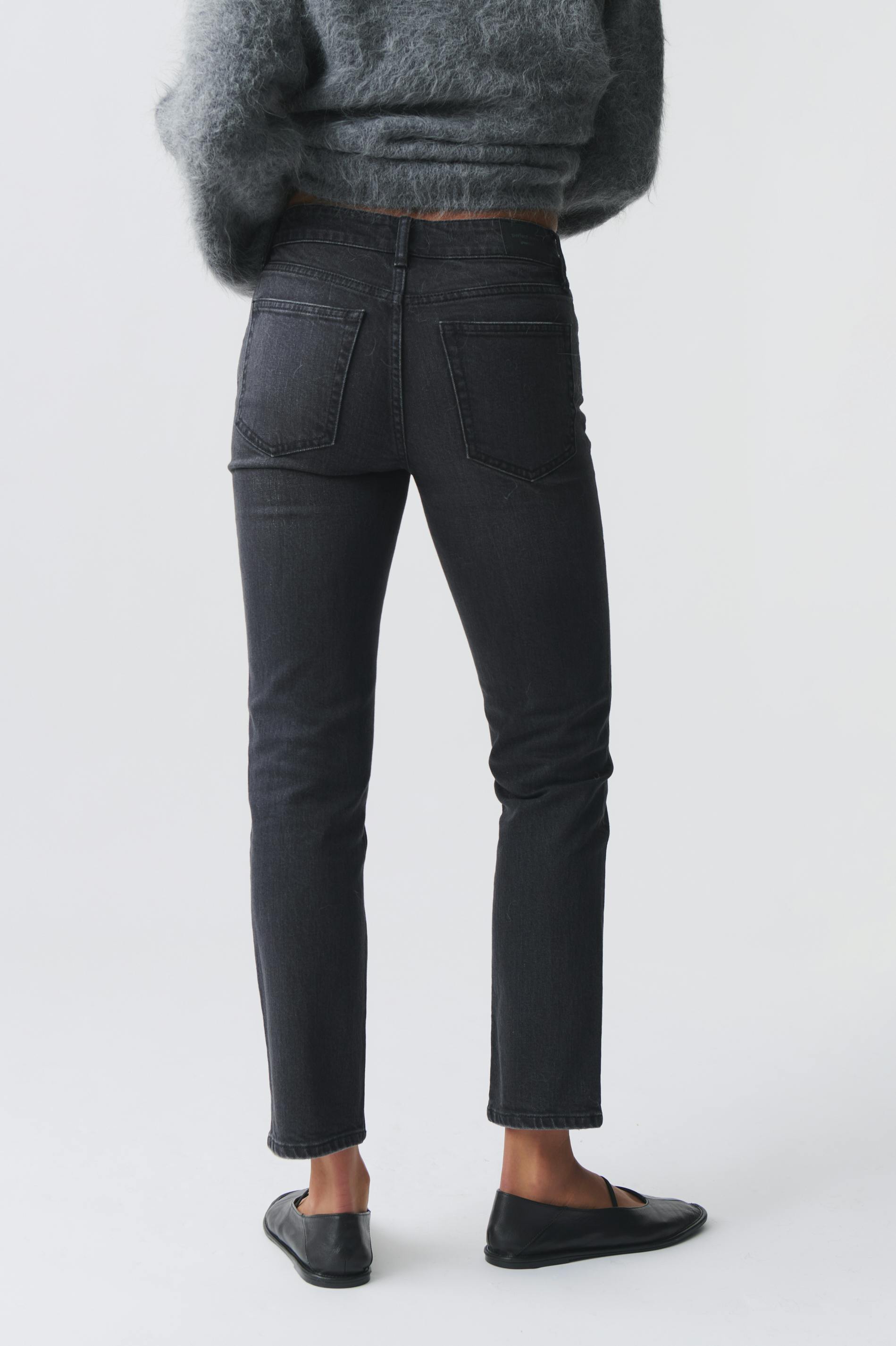 Slim straight jeans
