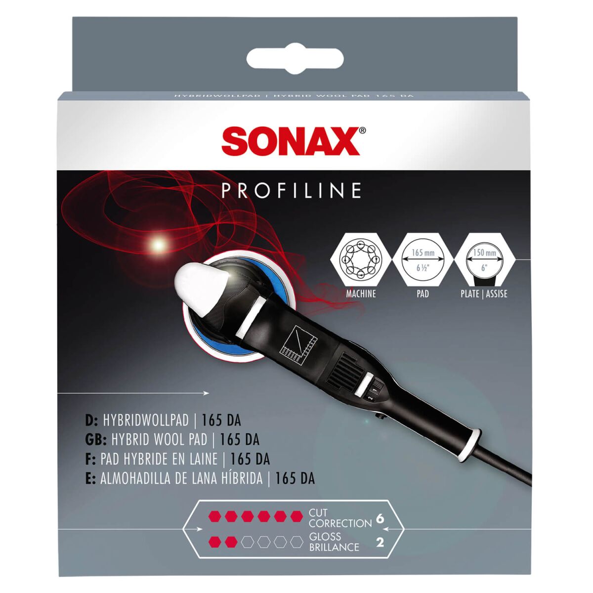 SONAX HybridWollPad 165 DA
