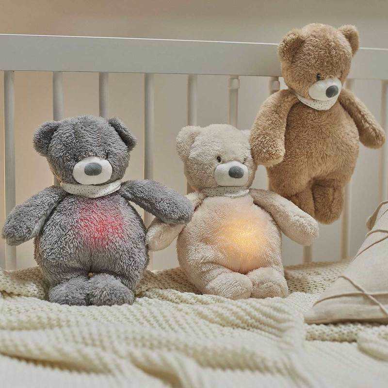 Veilleuse Sleepy sonore et lumineuse ours brun Nattou