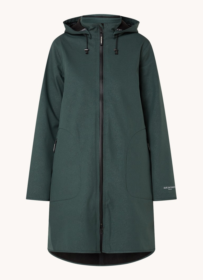 Veste imperméable softshell Ilse Jacobsen Rain128 avec capuche amovible
