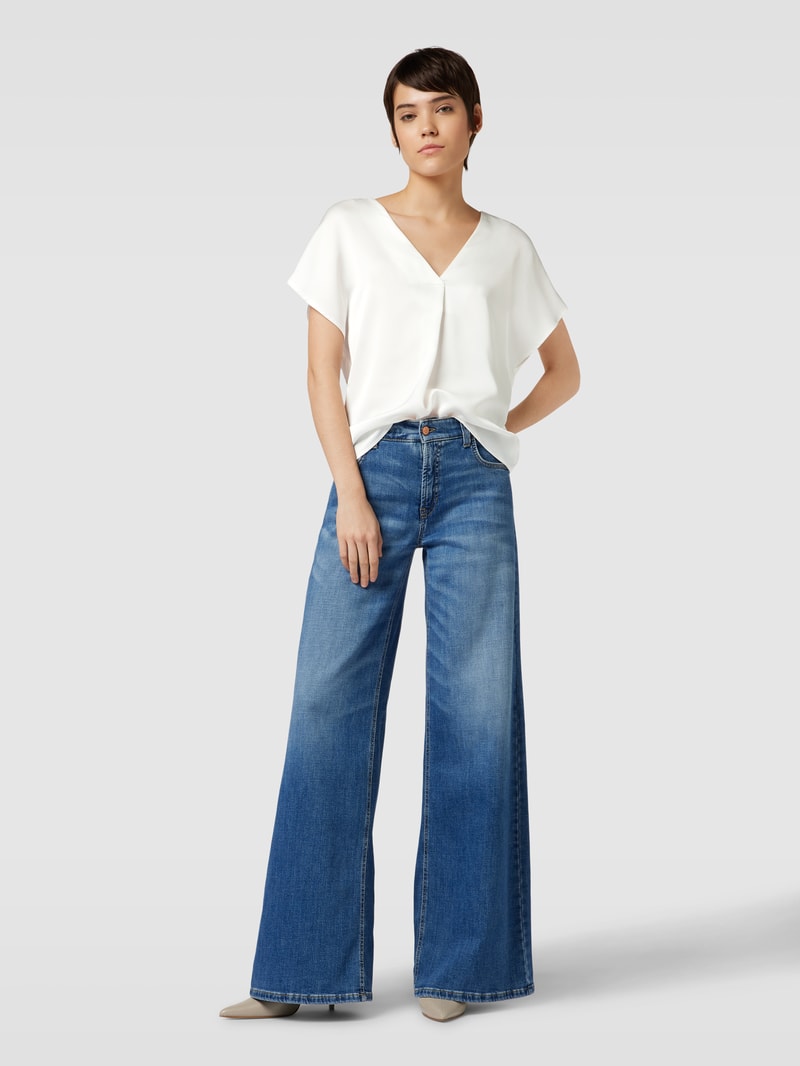 Top mit Fledermausärmeln Modell 'ELLETTE' in offwhite