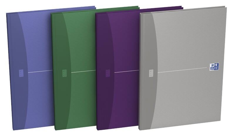 OXFORD Office Essentials Notizbuch DIN A4 Kariert Gebunden Pappe Farbig sortiert Nicht perforiert 192 Seiten 5 Stück à 96 Blatt