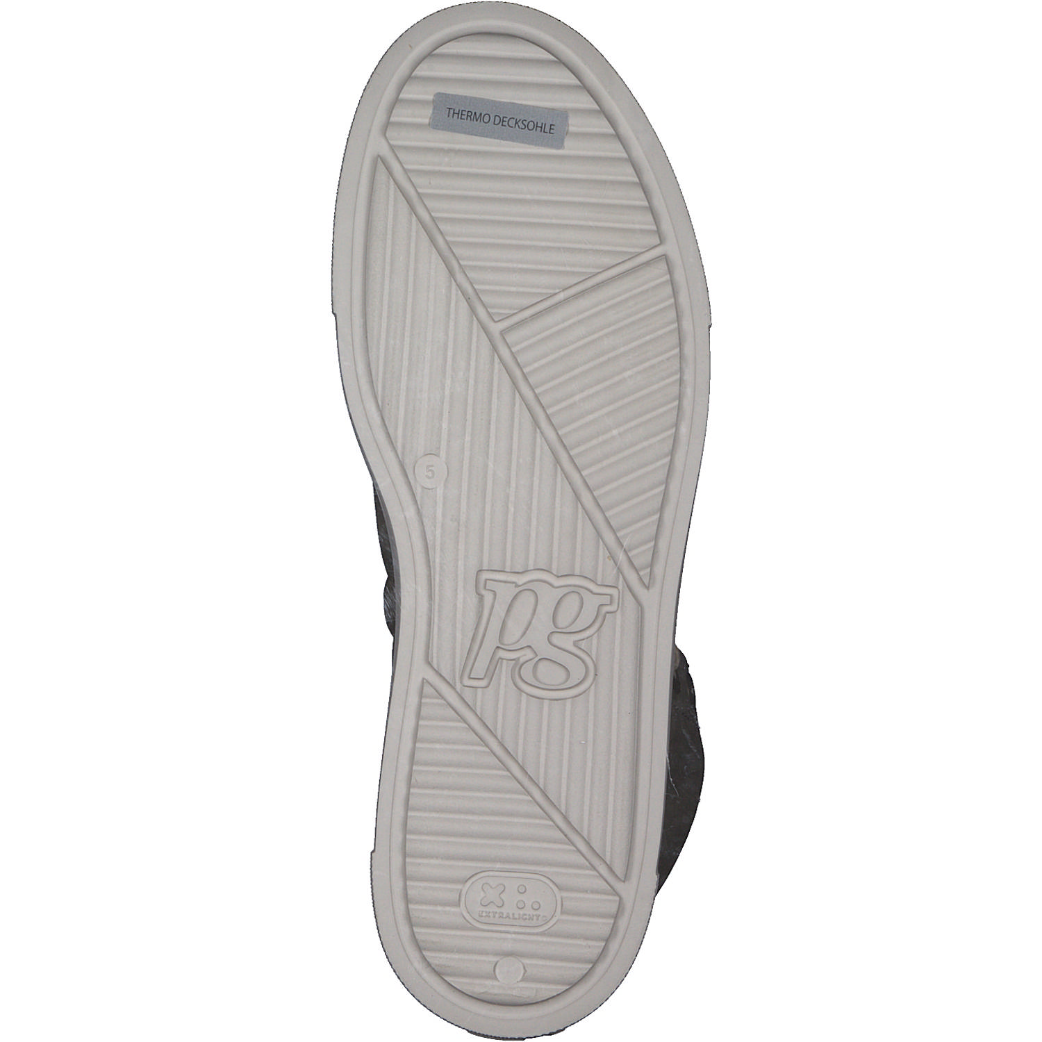 Paul Green 9870, Schnürstiefeletten, Damen, Olive