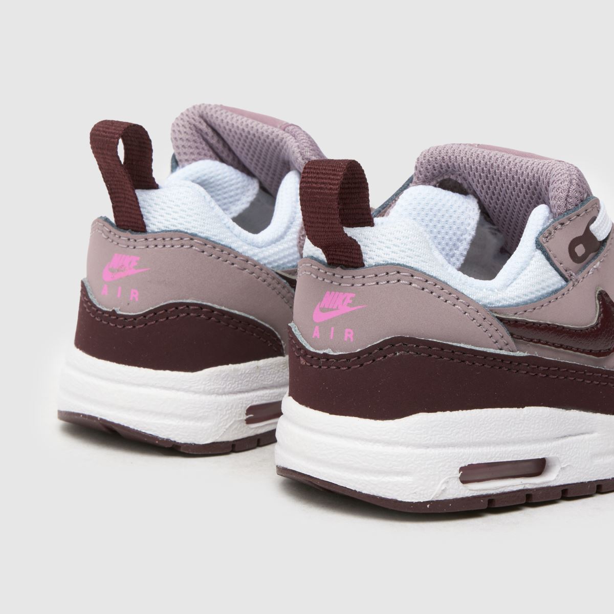 Beli in bordo športni copati Nike Air Max 1 Easyon za deklice z otroško obutvijo