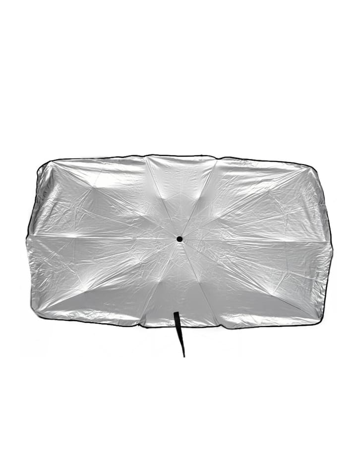 COFI 1453 Sonnenschirm Windschutzscheibe, Schutz vor UV-Strahlung, 120x75x42 in Silber günstig kaufen 120 cm