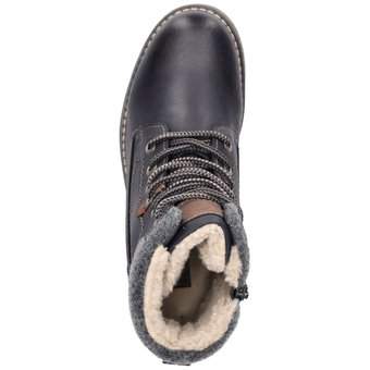 Puccetti Schnür Boots in blau