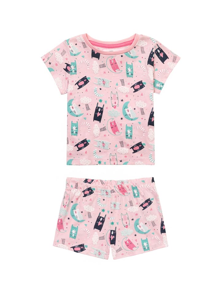 Minoti 2tlg. Outfit: Pyjama TG PYJ 29 in rosa günstig kaufen 98/104