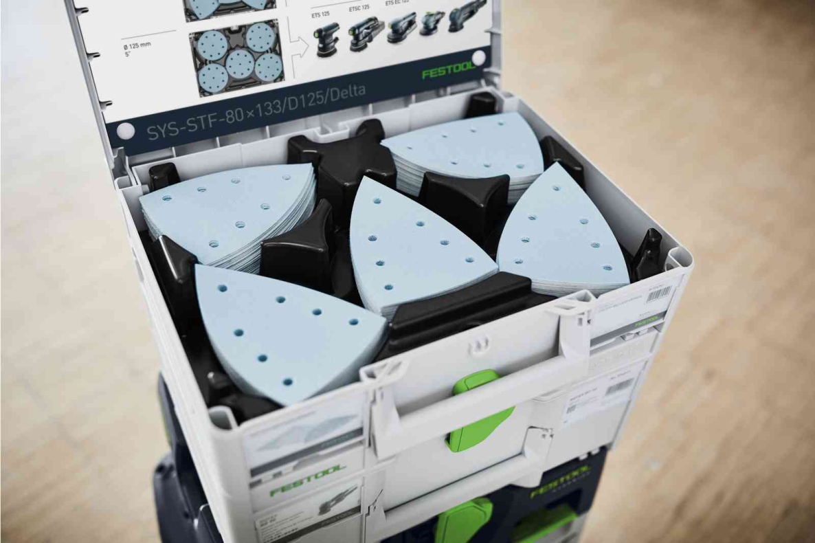 Festool-tilbehør 576781 SYS-STF-80x133/D125/Delta Systainer³ for sandpapir