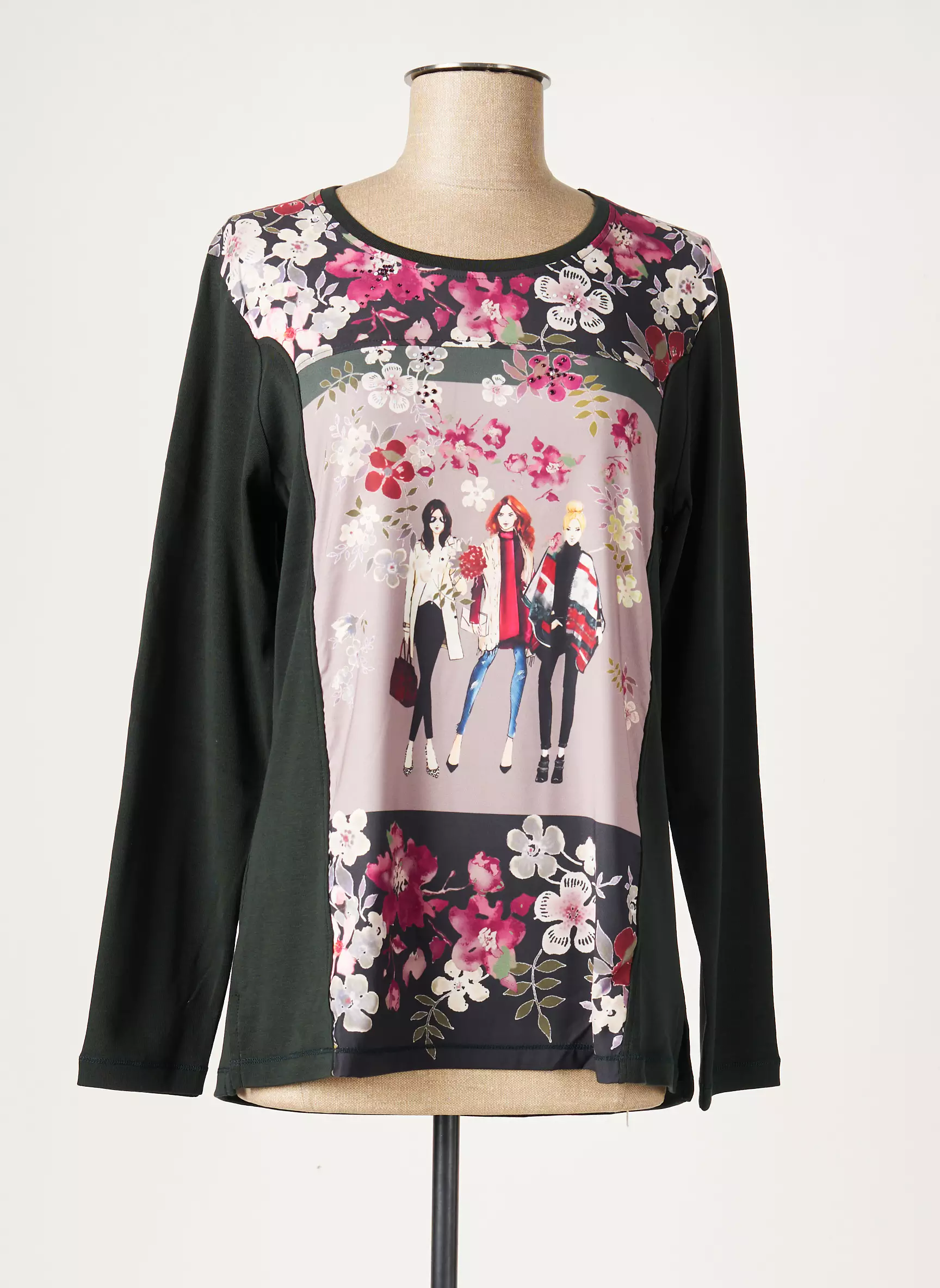 Bagoraz Tshirts Femme couleur vert