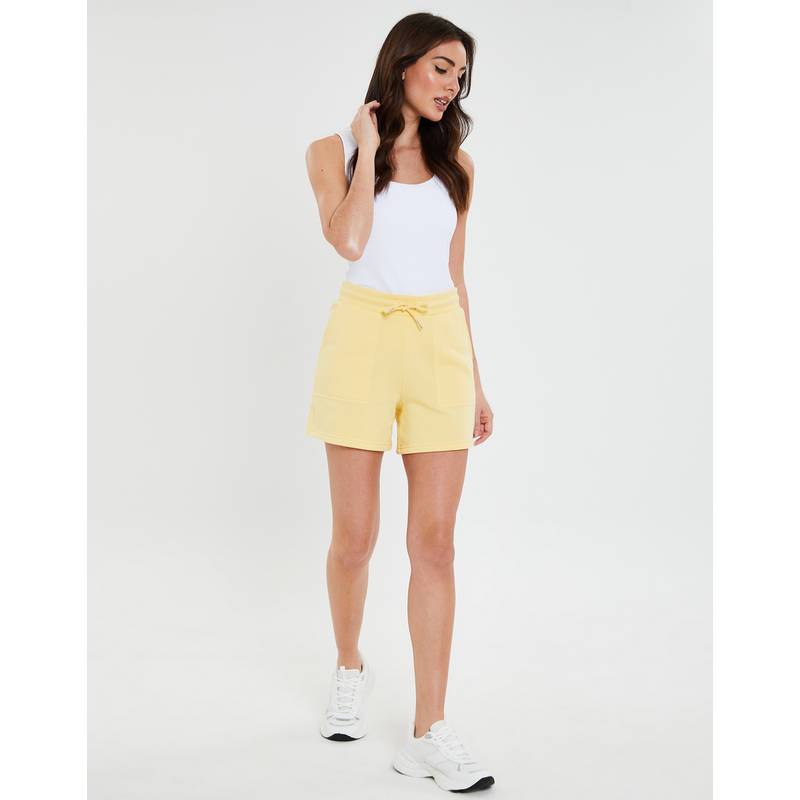 Threadbare THB Spencer Jersey Tie Waist Short Shorts Damen