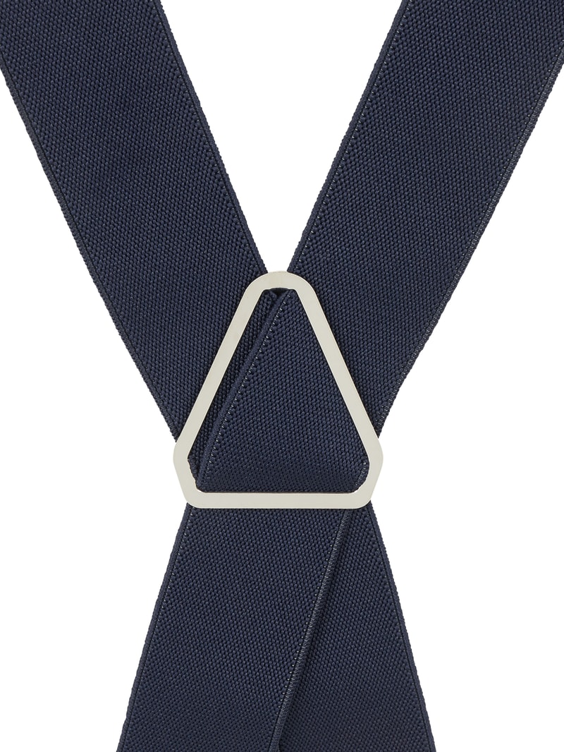 Hosenträger in X-Form in marineblau