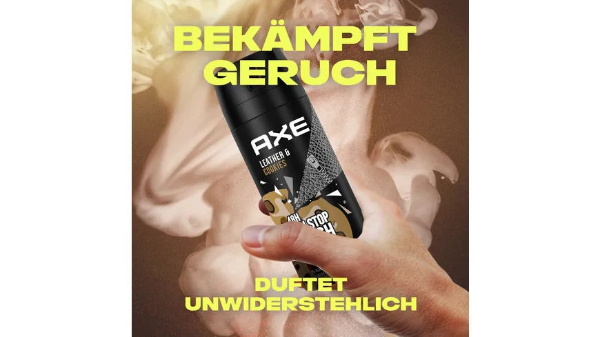 AXE Bodyspray Collision Leather & Cookies ohne Aluminiumsalze 150 ml