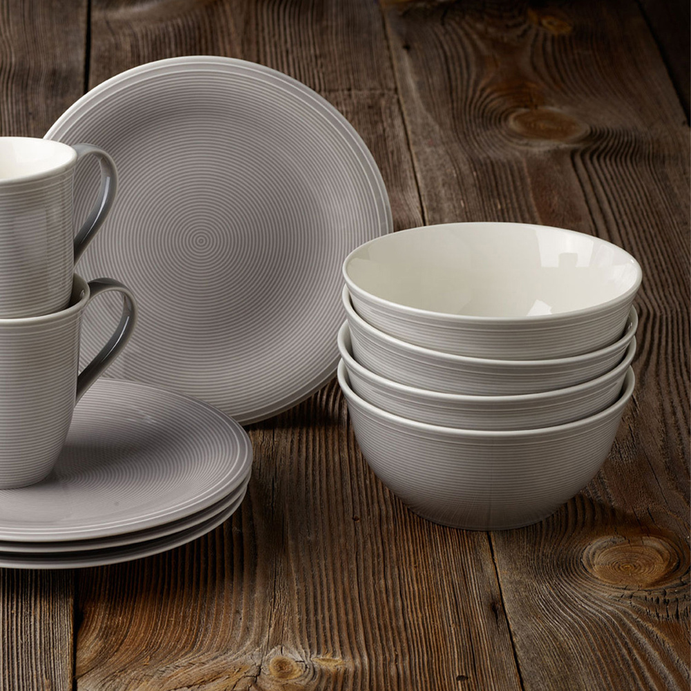 like. by Villeroy & Boch Bol Color Loop Stone Bol