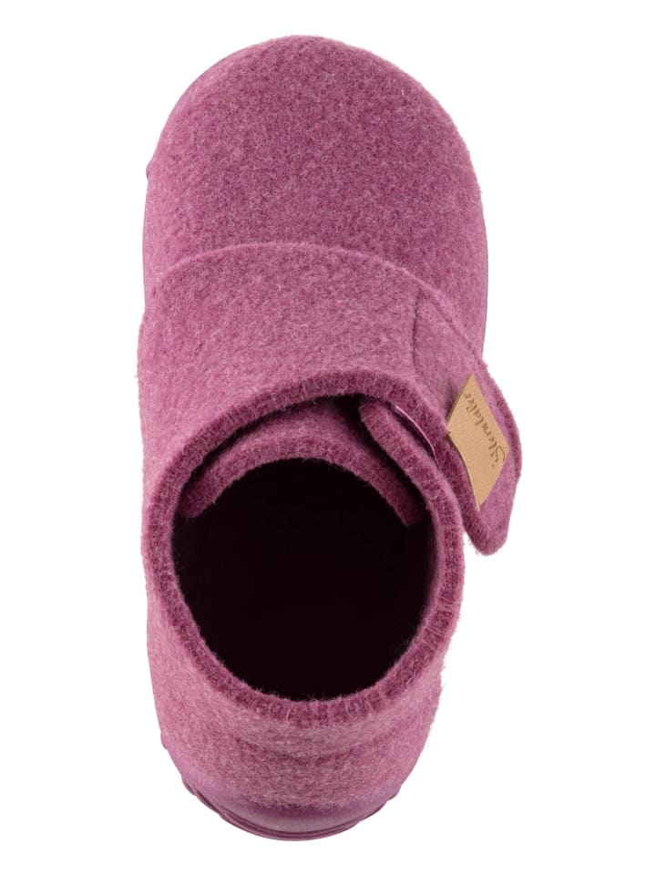 Sterntaler Hausschuhe uni in brombeer günstig kaufen