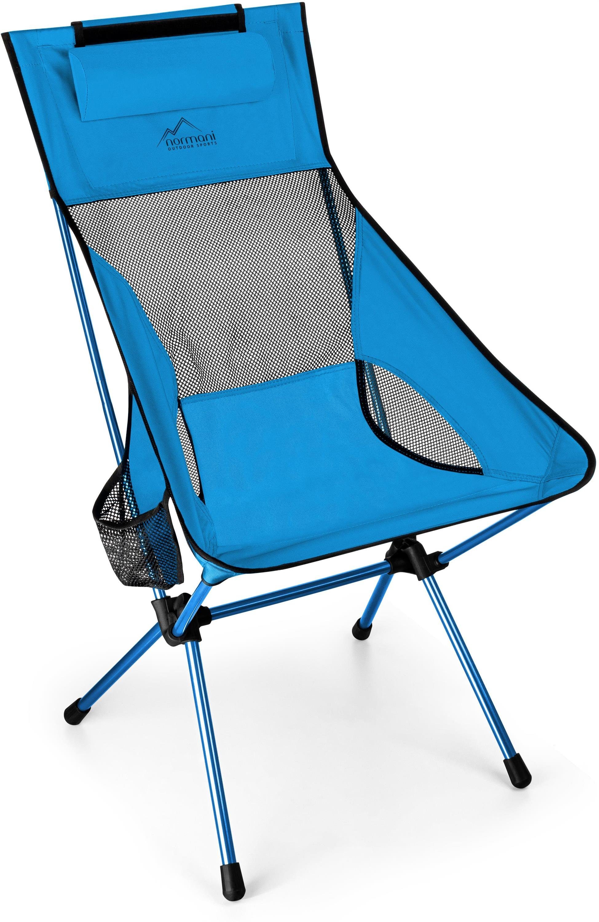 normani Campingstuhl Campingstuhl „Nemaska“, Ultraleichter XXL Outdoorstuhl Klappstuhl Faltstuhl Capingsessel - Maximale Belastbarkeit: 150 kg
