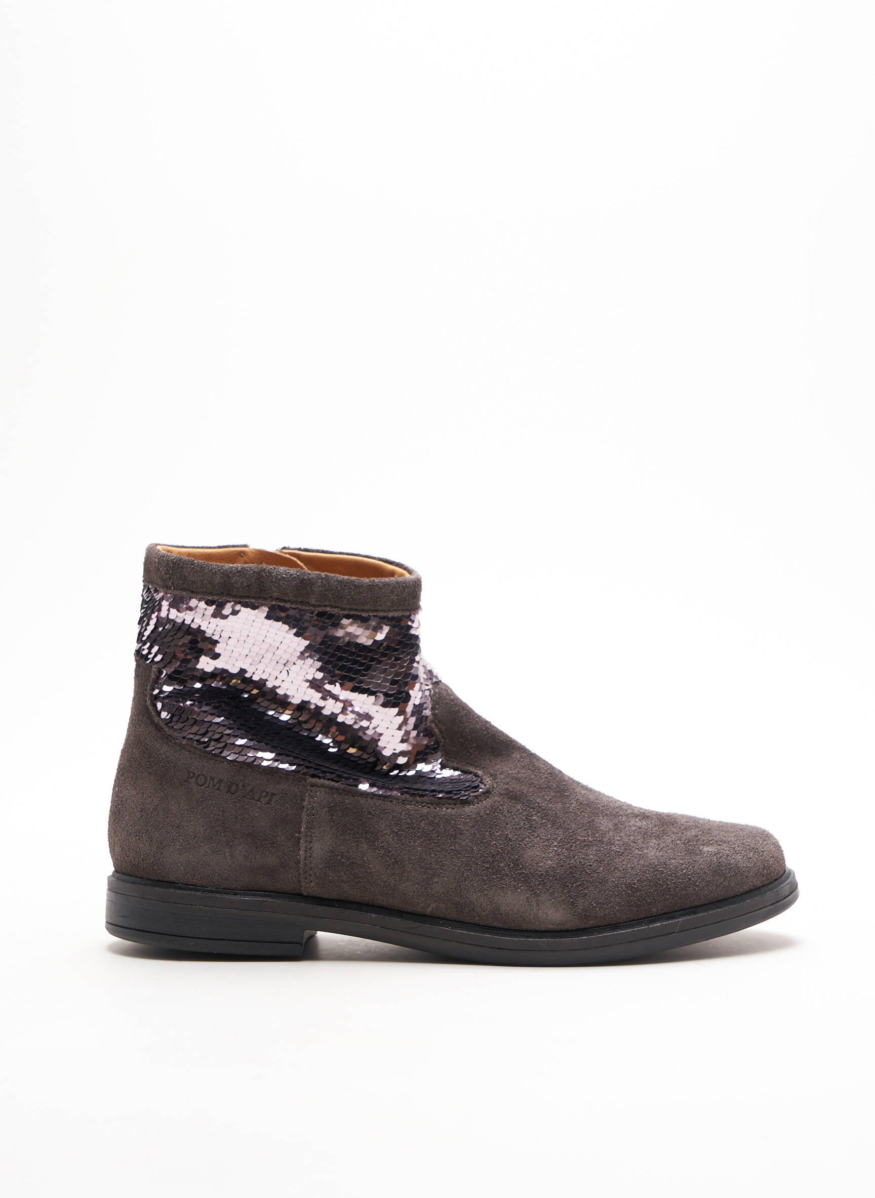 Pom D Api Bottines Fille couleur gris