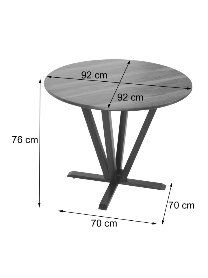 MCW Bistrotisch M56 Massiv-Holz HPL Laminat Melamin günstig kaufen onesize