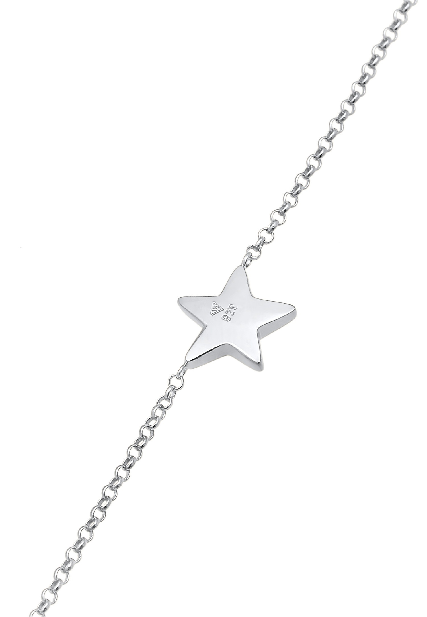 Pendentif Elli pour femme « Astro Star » orné d'un motif délicat en argent sterling 925