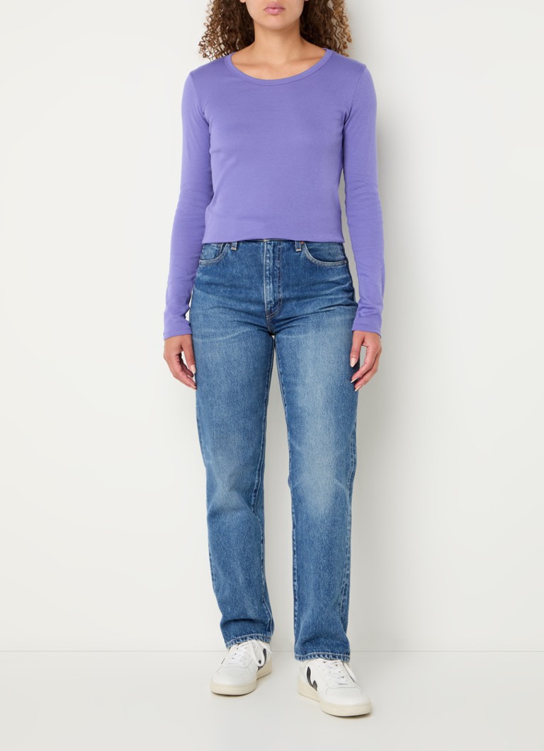 Camicia Benetton a maniche lunghe e girocollo