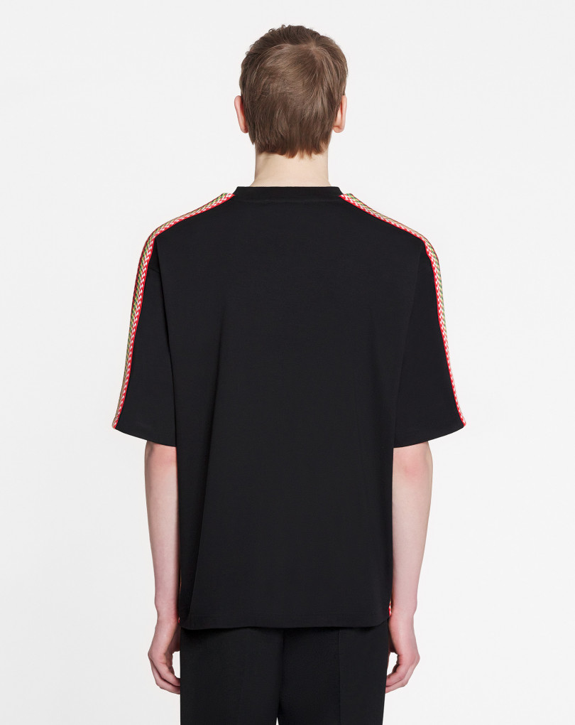 T-SHIRT OVERSIZE BRODÉ LANVIN SIDE CURB