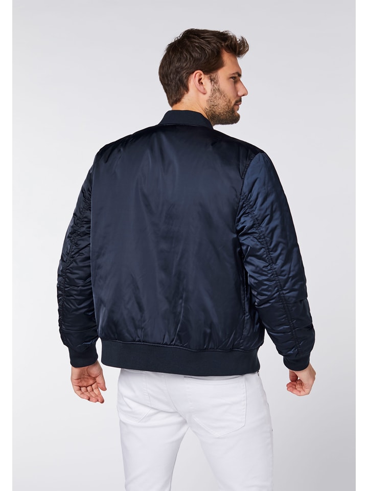 Polo Sylt Wende-Blouson in Dunkelblau/ Grün günstig kaufen