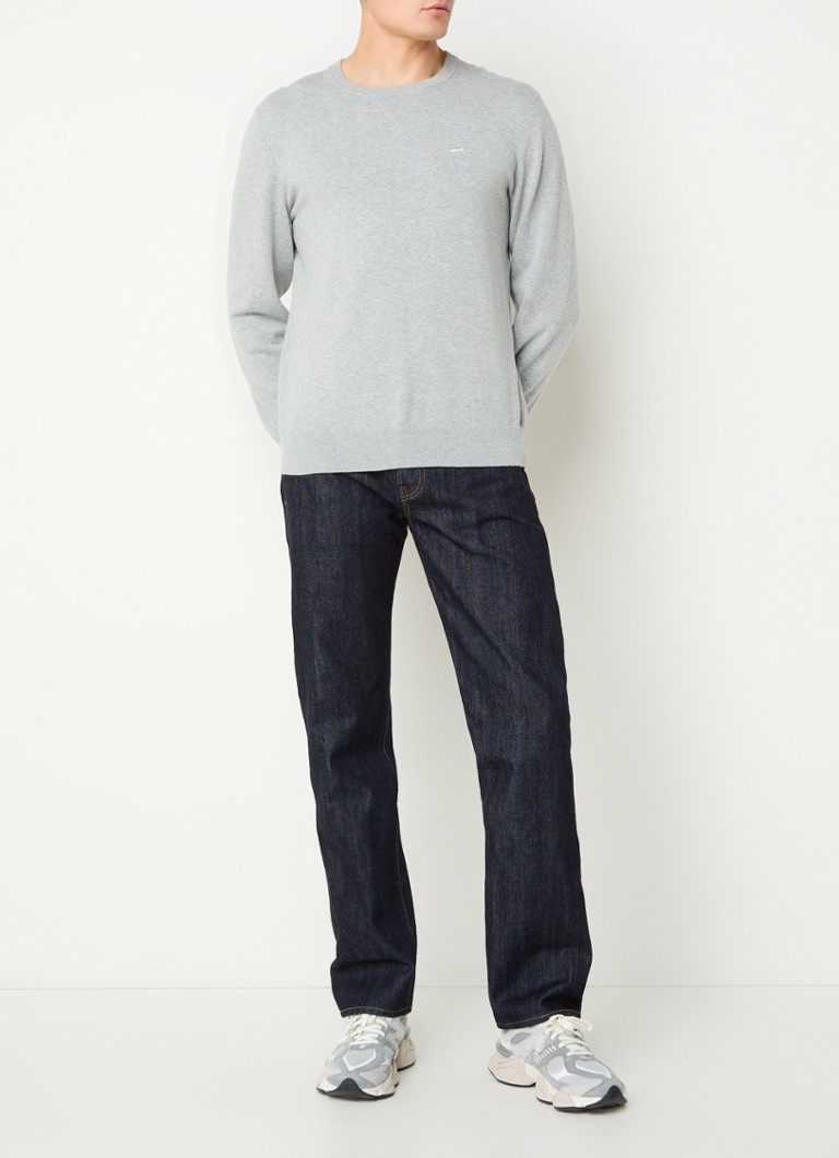 Levi's 501 tiesaus kirpimo džinsai su tamsiu skalbimu