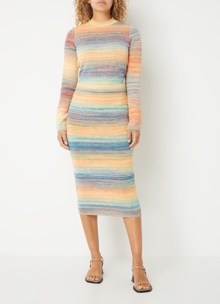 Sweter w paski Envii Entopo z cienkiej dzianiny