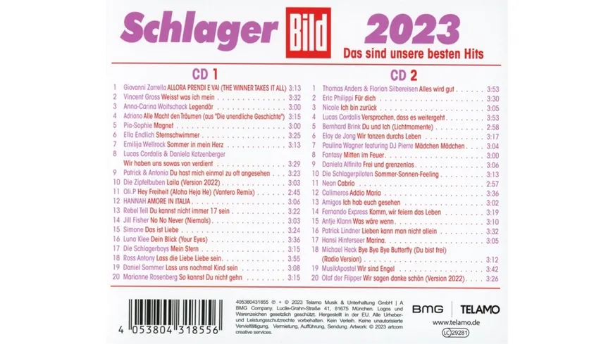 Schlager BILD 2023