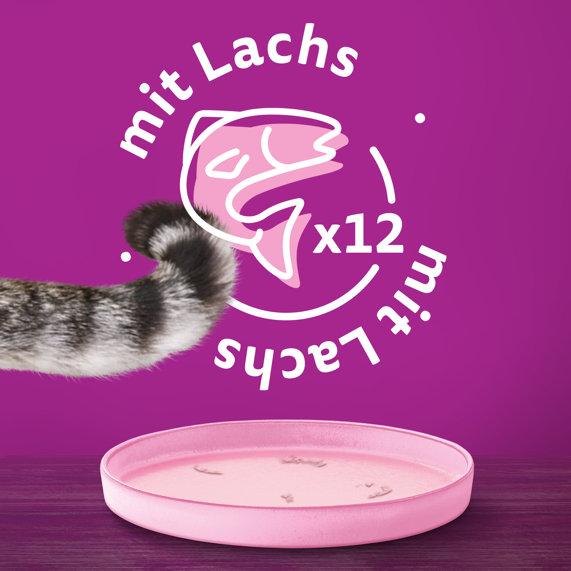 Whiskas Nassfutter Whiskas Adult 1+ Gelee 12x400g Lachs