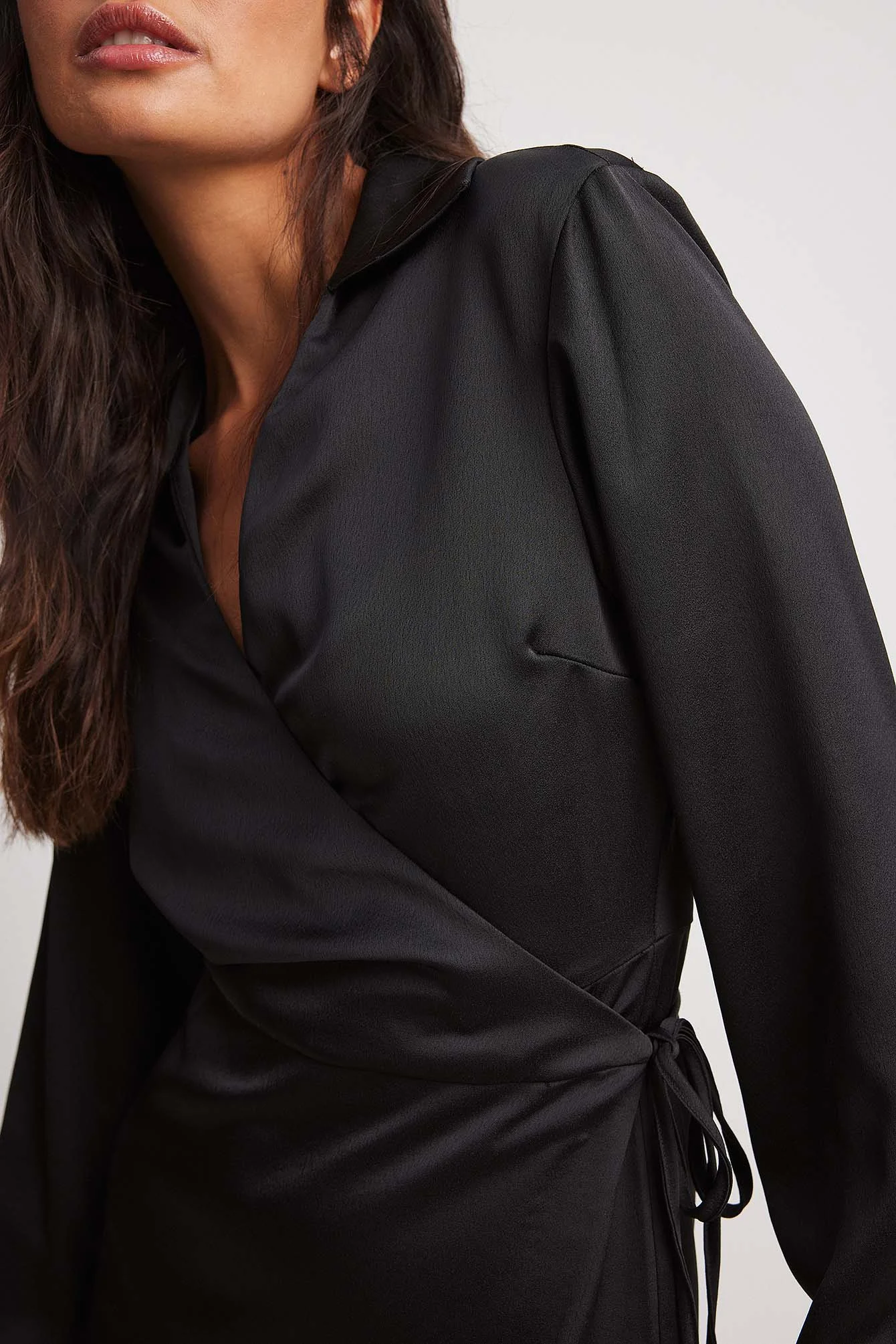 Mini-Shirt-Kleid mit Taillenschnürung