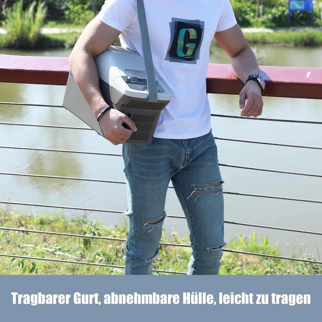 A Ade Elektrische Kühlbox Mobil Kühlschrank 9L, 12V/230V, Minikühlschrank, 9 l, kühlt & wärmt