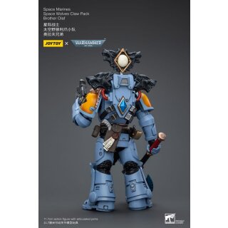 Warhammer 40k Actionfigur 1/18 Space Marines Space Wolves Claw Pack Brother Olaf 12 cm