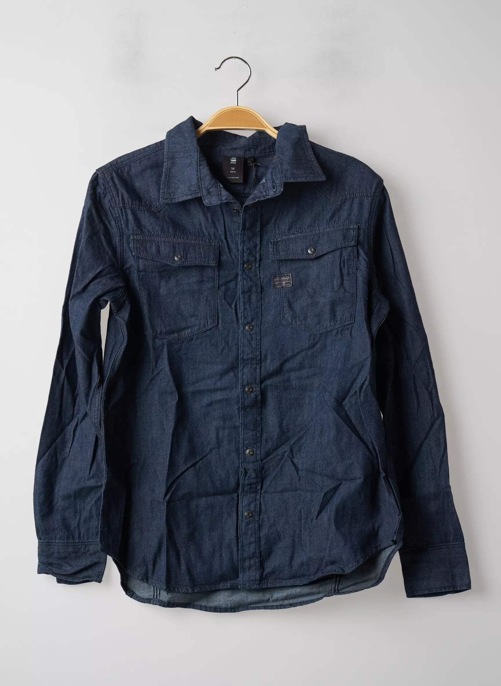 G Star Manches Longues Garcon couleur bleu