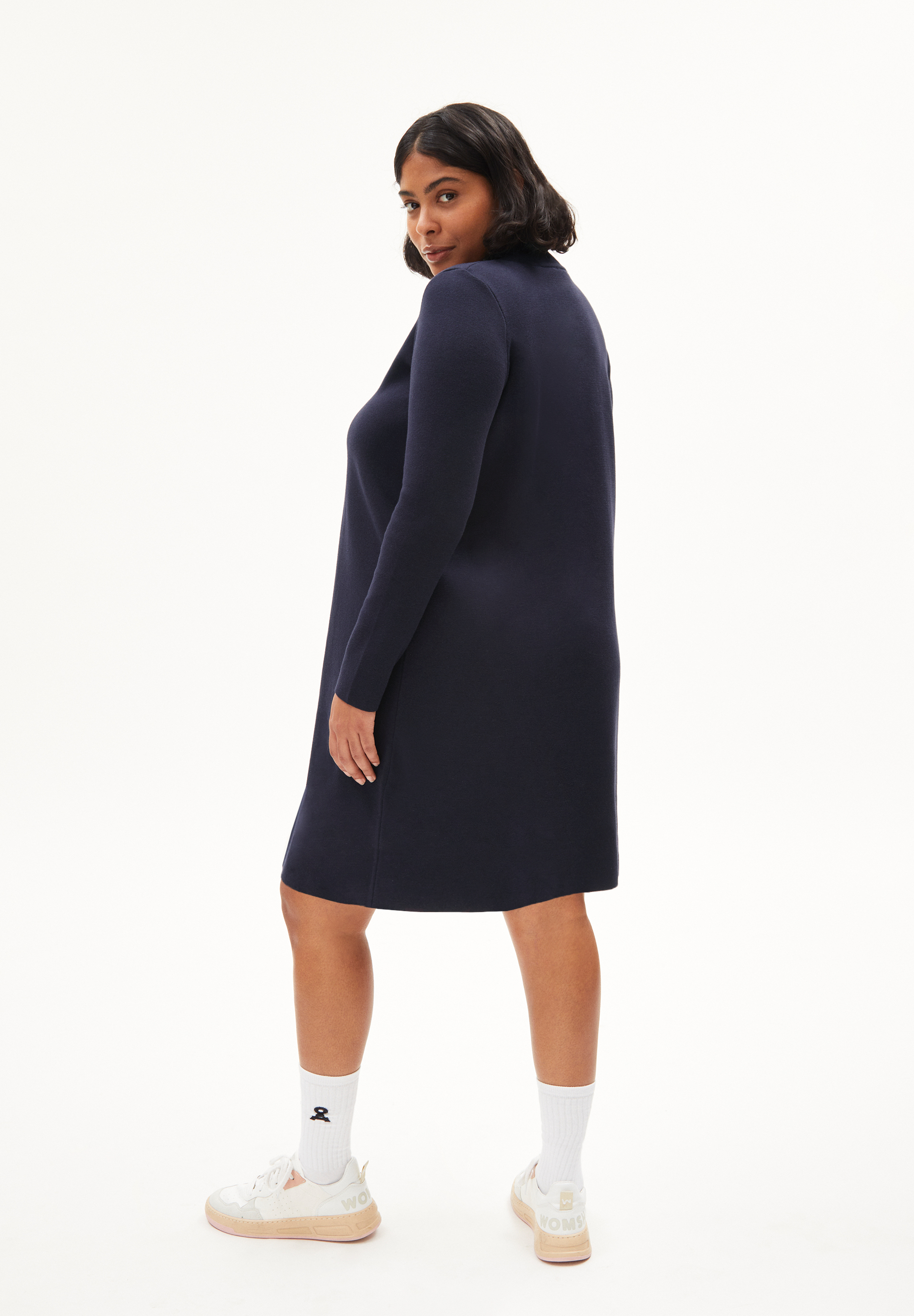 Strickkleid Relaxed Fit aus Bio-Baumwolle