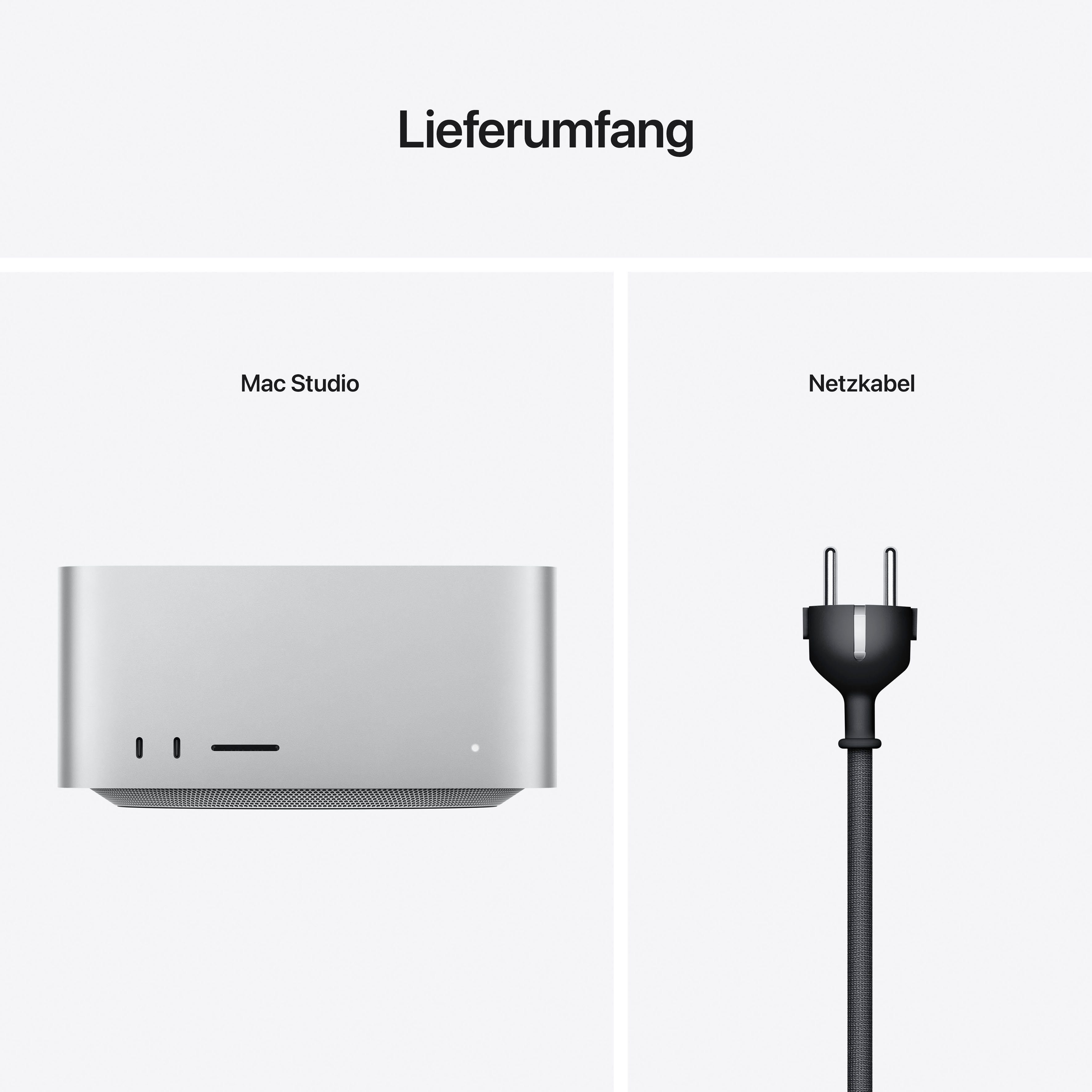 Apple Mac Studio (Apple, 64 GB RAM, 1000 GB SSD, Ideenkraftwerk M1 Ultra)