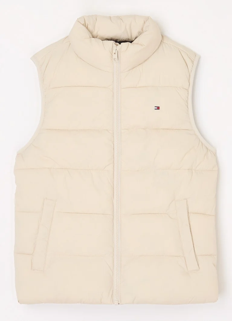 Vestă matlasată cu logo-ul Tommy Hilfiger
